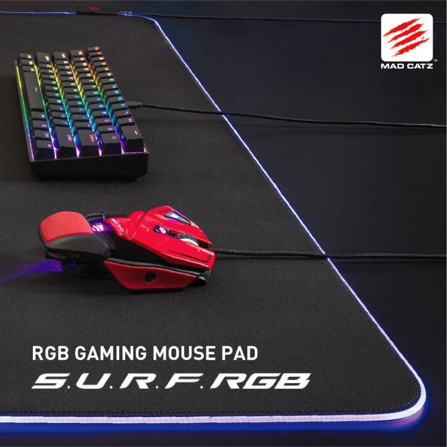 Mad Catz S.U.R.F. RGB ゲーミング マウスパッド マッドキャッツ MADCATZ サーフ SURF (06) | MAD CATZ | 01