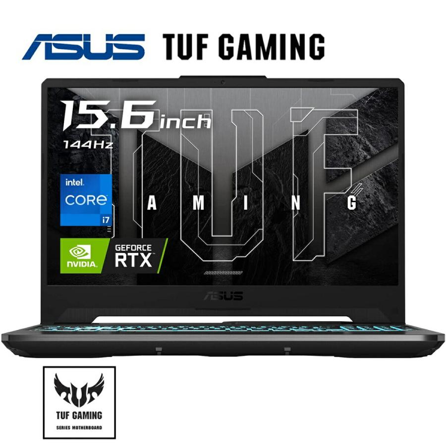 ASUS FX506HC-I7R3050W11 TUF Gaming F15 FX506HC ゲーミングノート グラファイトブラック エイスース (10) | TUF Gaming