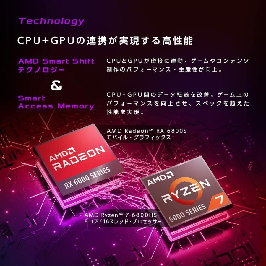 ASUS GA402RK-R76RX6800SGL ROG Zephyrus G14 ゲーミングノート PCAMD Ryzen 7 エイスース (10) | ROG | 07