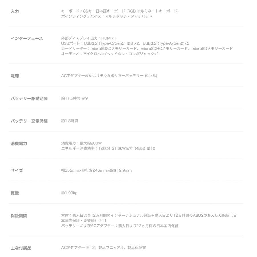 ASUS GA503RM-R76R3060EW ROG Zephyrus G15 GA503RM ゲーミングノート Ryzen 7 エイスース (10) | ROG | 08