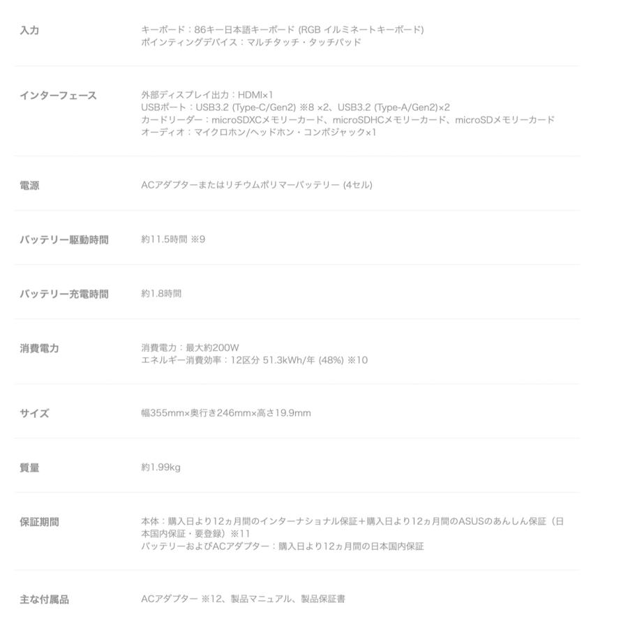 ASUS GA503RM-R76R3060EG ROG Zephyrus G15 GA503RM ゲーミングノート Ryzen 7 エイスース (10) | ROG | 08