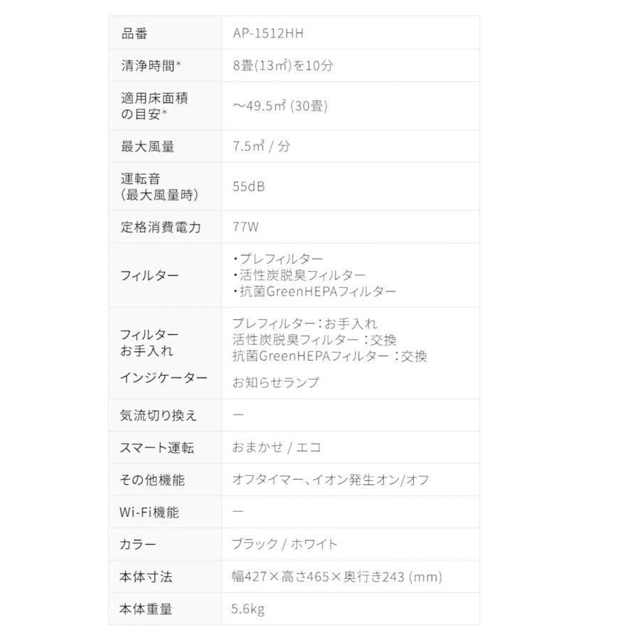 COWAY AP-1512HH 空気清浄機 AIRMEGA MIGHTY エアメガ 30畳 抗菌 HEPAフィルター コーウェイ (16) |  | 05