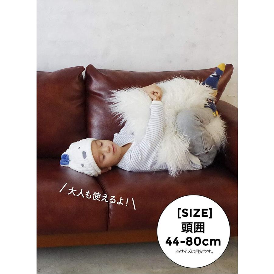 CB JAPAN Zooie 吸水 アニマル キッズキャップ タオルキャップ 頭囲 44〜80cm carari シービージャパン (C) |  | 02