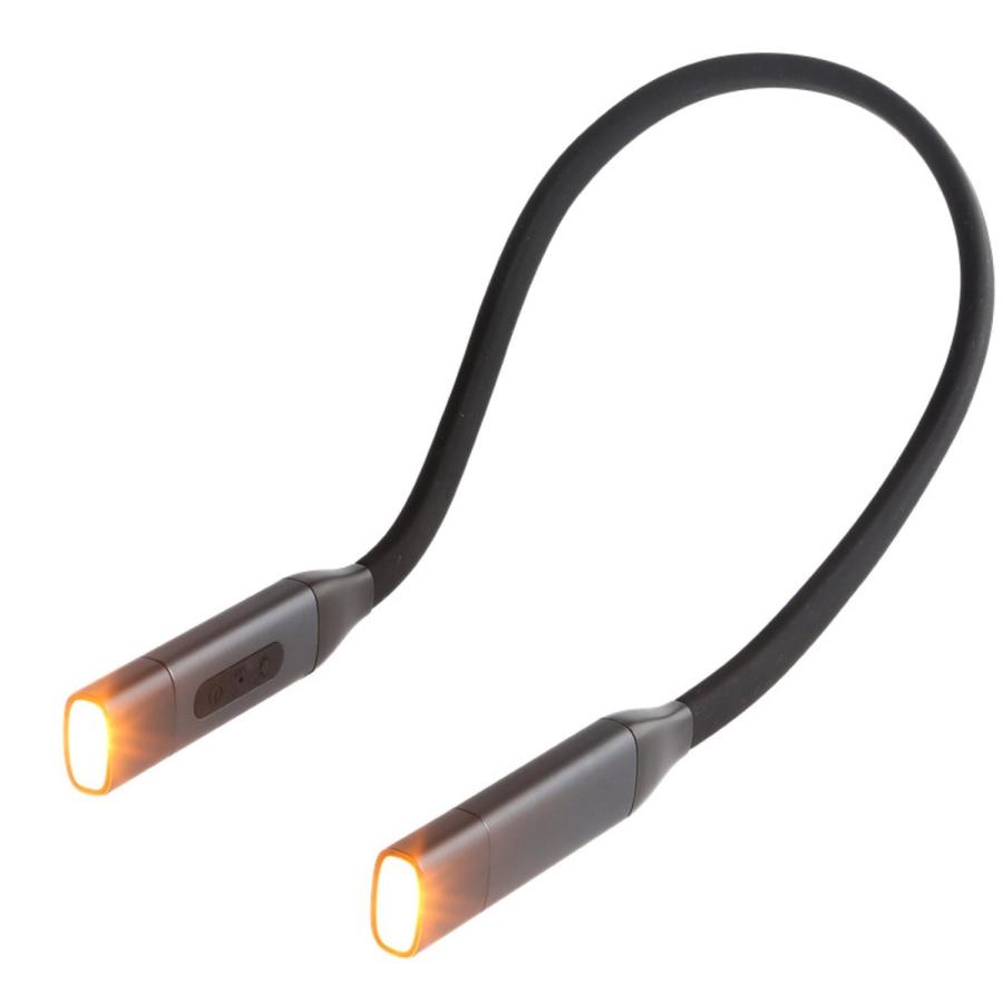 TR-NCL001 ハンズフリー LED ネックライト 充電式 調光 調色 機能付き 首掛け式 曲がる 角度調整 作業灯 読書灯 ライト (06) | 