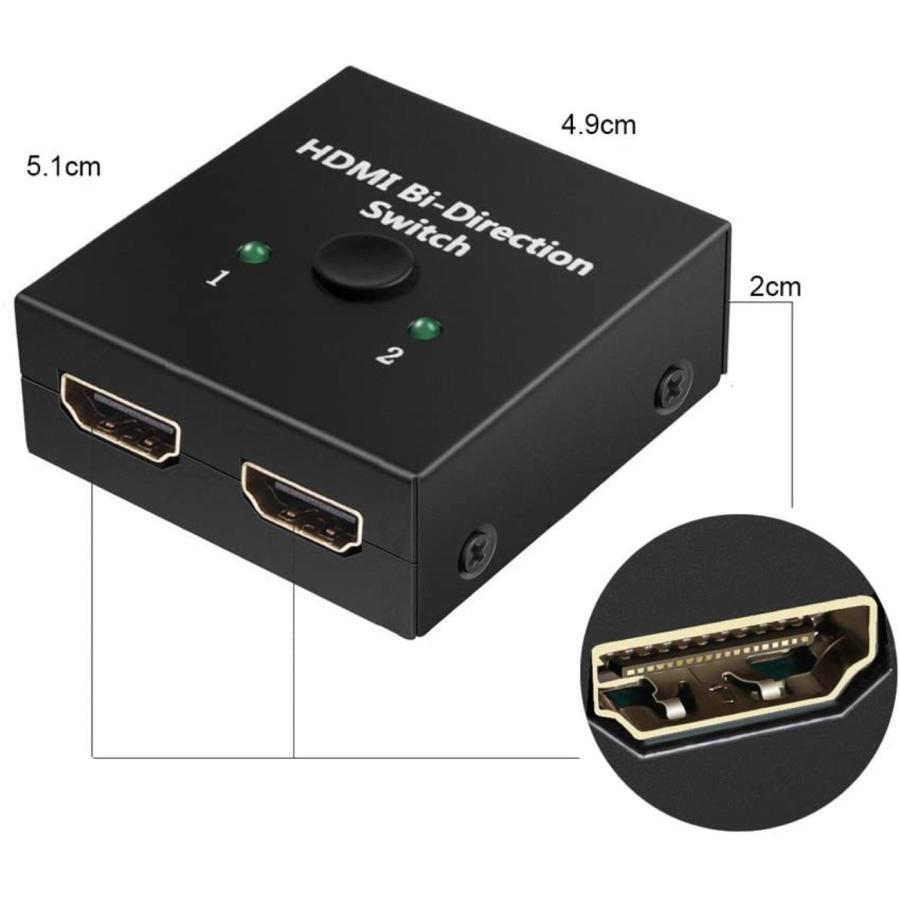 TR-HDM2 HDMI 切替器 双方向対応 2入力 1出力/1入力 2出力 切り替え スイッチ HDMI2.0 4K UHD 3D (C) |  | 01