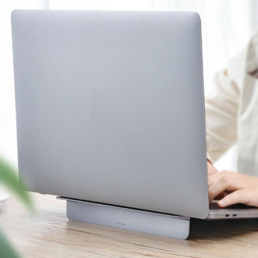 TR-HS001 ノートパソコン タブレット スタンド アルミ合金製 貼り付けタイプ アルミ製 薄型 (C) |  | 02