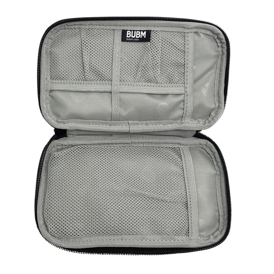 TR-PCH003 ガジェット 収納ポーチ ブラック 黒 ナイロン スマートフォン ケーブル モバイルバッテリー 付属 (C) |  | 01