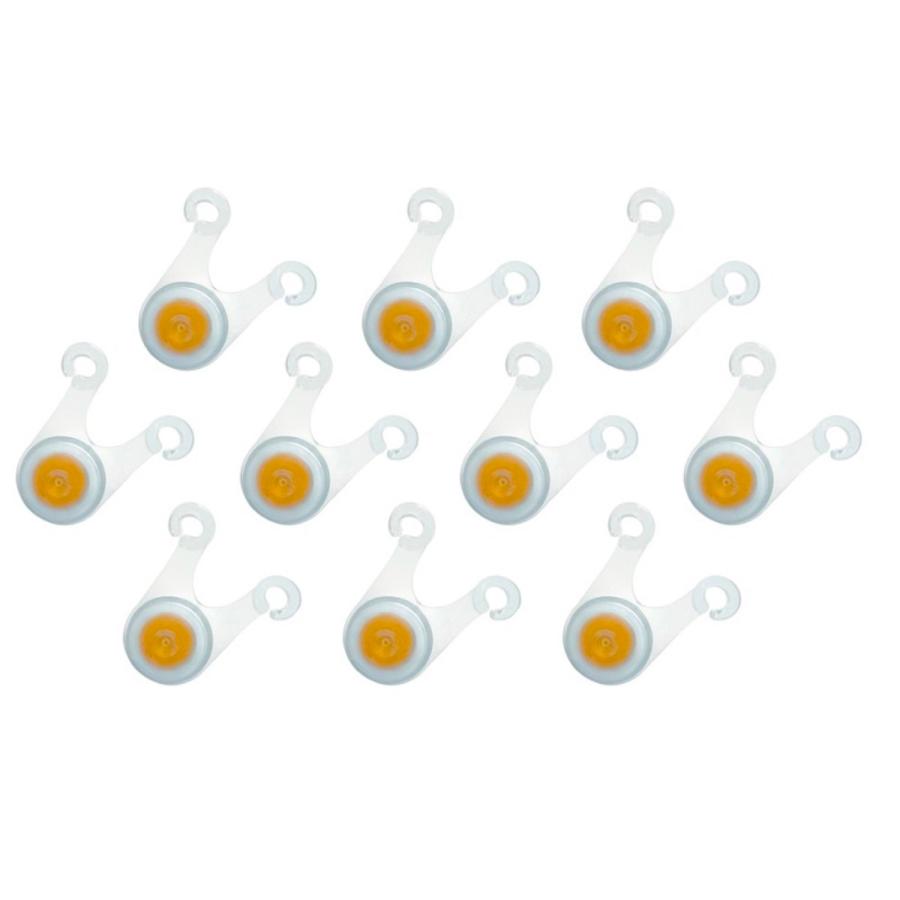 TR-ROL010 LED ロープライト 10個セット アウトドア 作業現場 キャンプ 夜間 転倒防止 装飾 目印 安全確保 3モード 点滅 スロー点滅 点灯 (C) | 