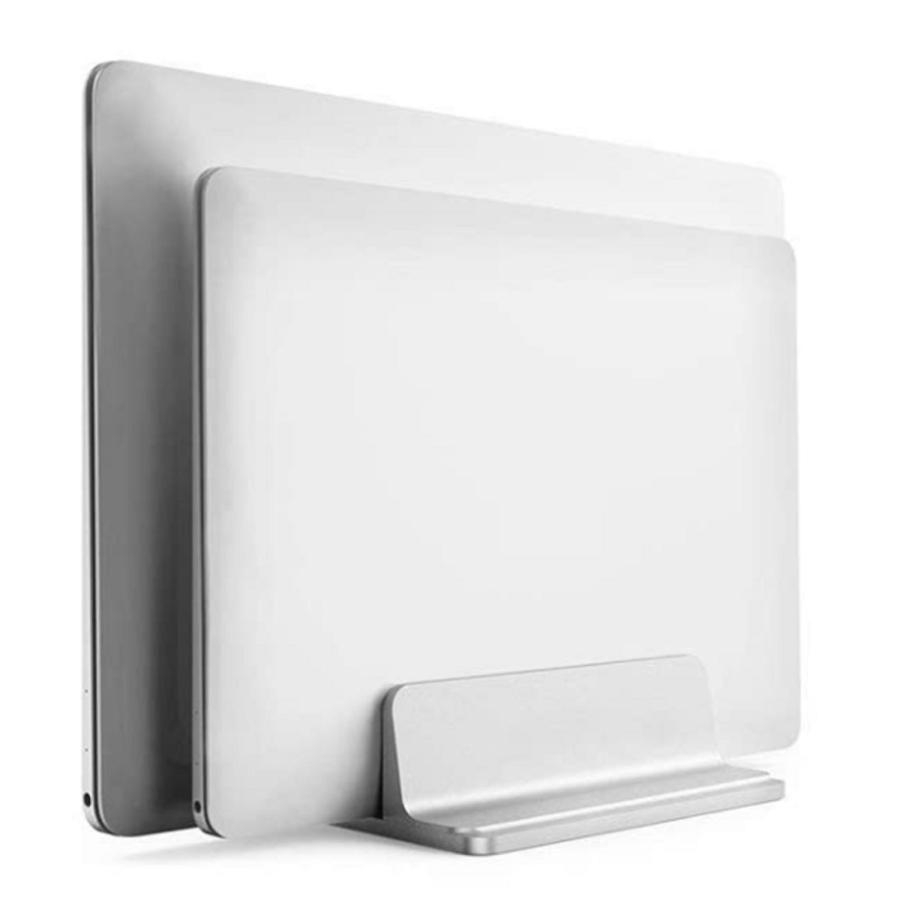 TR-TS002 ノートパソコン タブレット スタンド アルミ合金製 縦置き 2台用 タブレットホルダー  (06) |  | 01