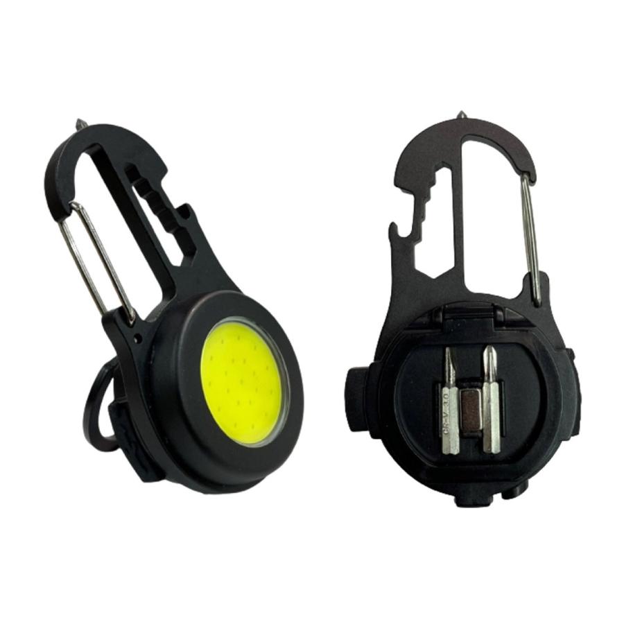 TR-WL009 充電式 マルチ LED ワークライト 300ルーメン カラビナ スタンド 底面 三脚用ネジ穴 (C) |  | 03