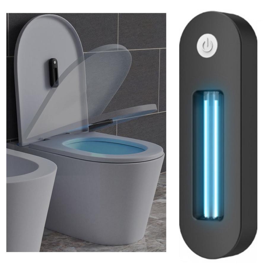 TRM-UVC001 コンパクト 除菌ライト 253.7nm 充電式 角度スイッチ OFFタイマー 搭載 簡単設置 UVライト 除菌 消毒 除菌器 家庭 オフィス トイレ ゴミ箱 下駄箱 (C |  | 02