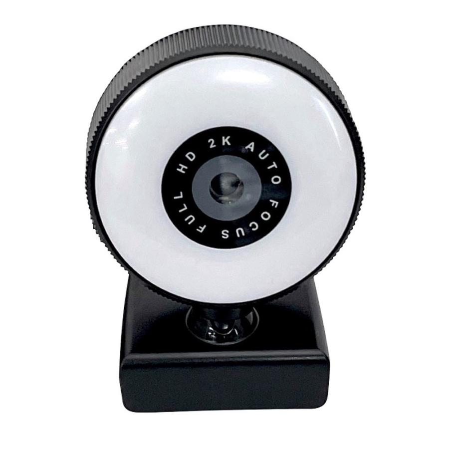 TRM-WCL2K WEBカメラ QHD 500万画素  LEDライト ステレオマイク オートフォーカス ウェブカメラ PC (06) | 