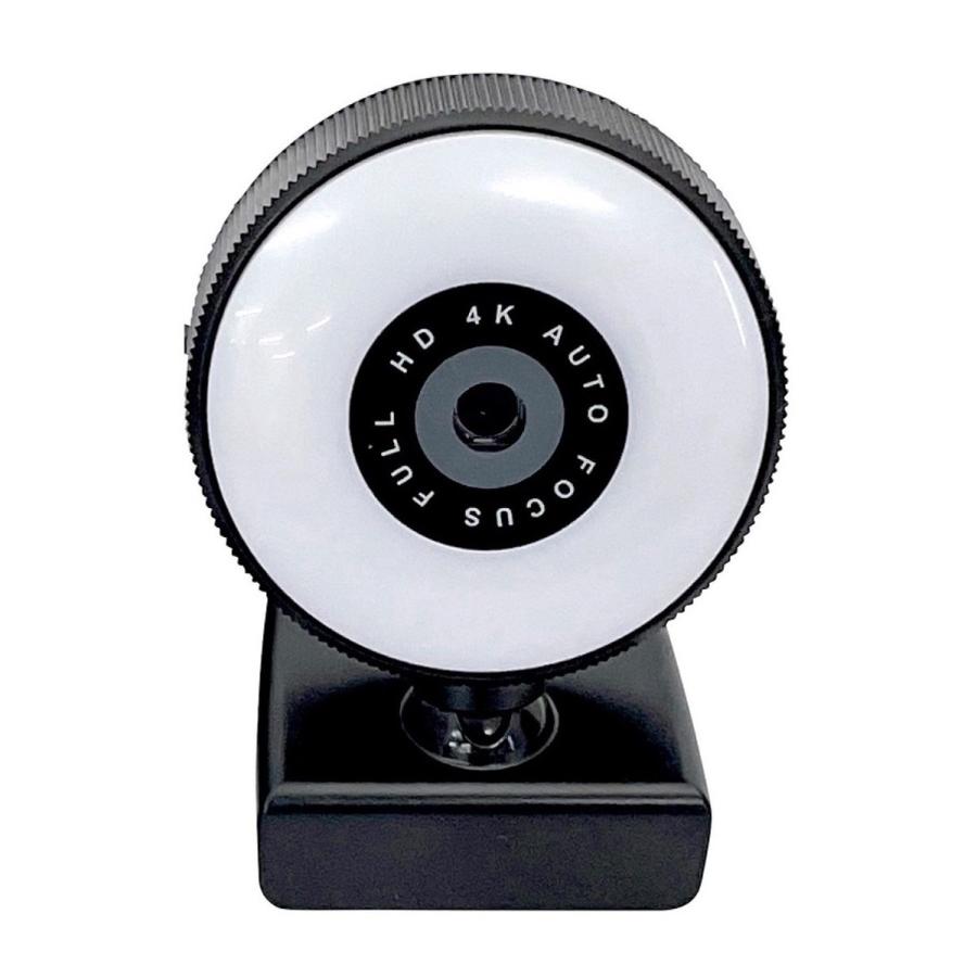 TRM-WCL4K WEBカメラ 4K UHD 800万画素  LEDライト ステレオマイク オートフォーカス ウェブカメラ (06) | 