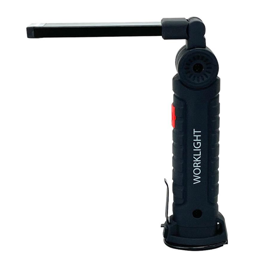 TRM-WL001 マグネット付 USB充電式 LED ワークライト 折りたたみ式 最大130ルーメン COB型 小型 (06) |  | 02