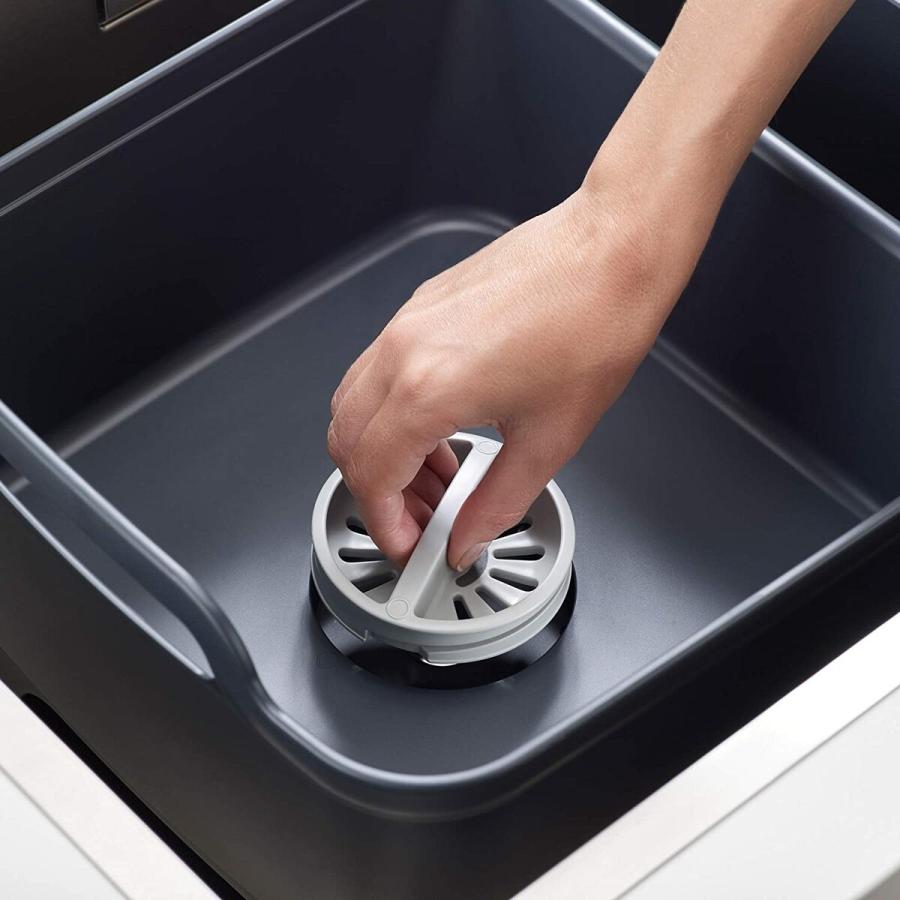 Joseph Joseph 85138 ウォッシュ&ドレイン ストアグレー グレー 洗い桶 洗いおけ ジョセフジョセフ (10) | Joseph Joseph | 05