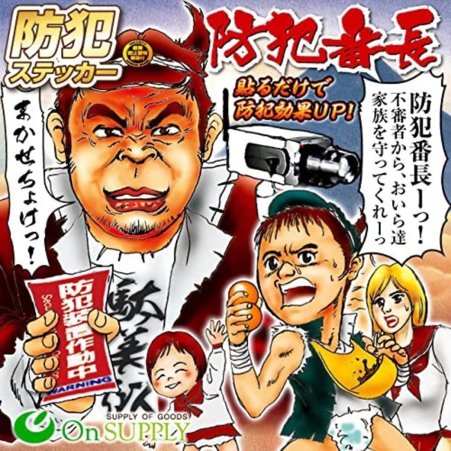 オンサプライ セキュリティステッカー  停車中センサー録画装置搭載 (C) オンスクエア 防犯シール OS-401 |  | 01