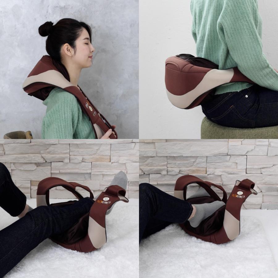 ALINCO MCR8719T コードレス首マッサージャー もみたいむ 充電式 コードレス ヒーター 首 肩 腰 太もも 足 足裏 マッサージ マッサージャー 疲労回復 血行促進 |  | 03