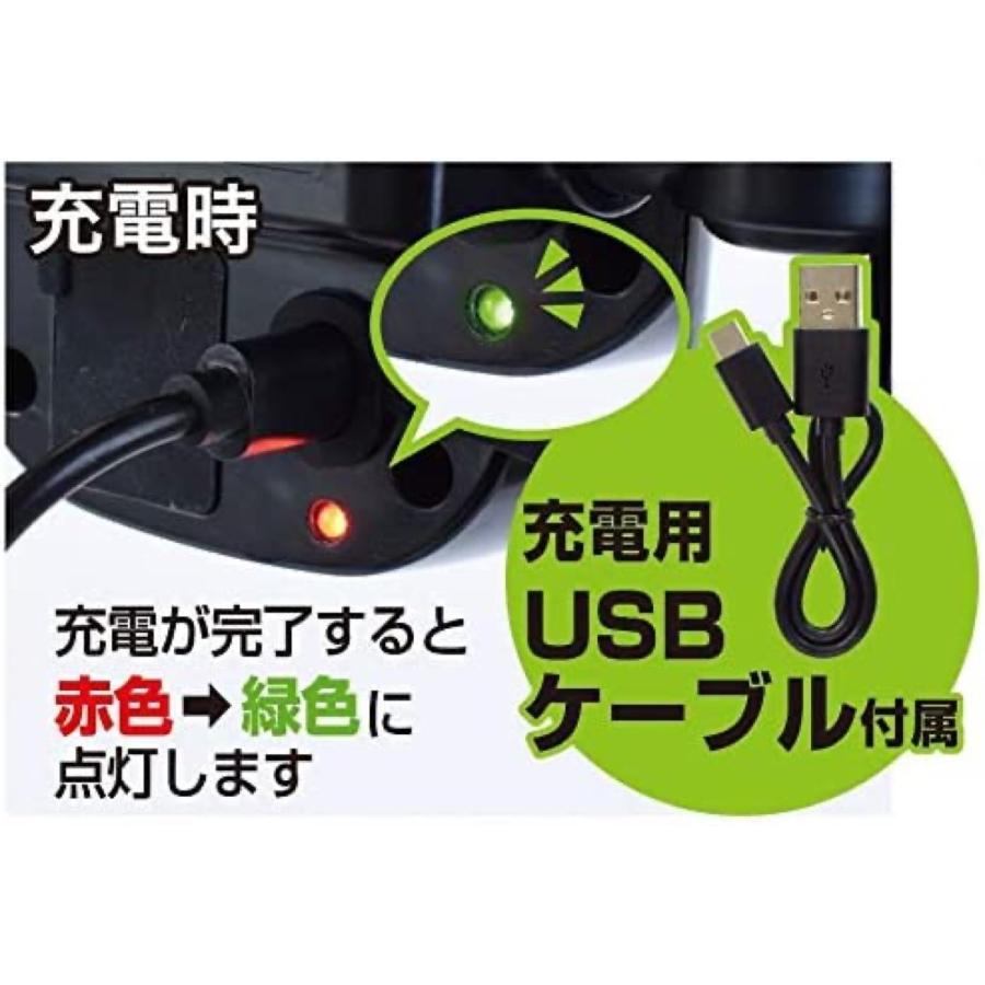 大進 DLC-1T100 充電式 センサーライト 1灯式 150ルーメン LED USB充電式  昼夜 点灯 防犯DAISHIN (06) | DAISHIN | 01