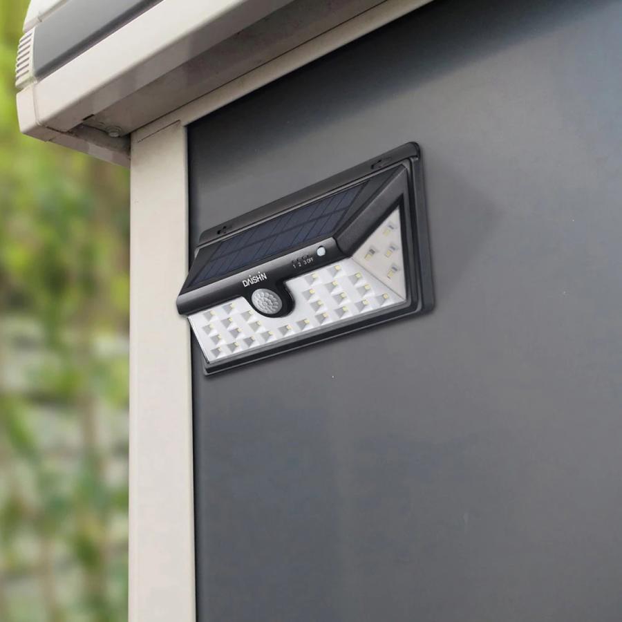 大進 DLS-WL005 広角 ソーラー ウォールライト 500ルーメン LED コンセント不要 DAISHIN (06) | DAISHIN | 04