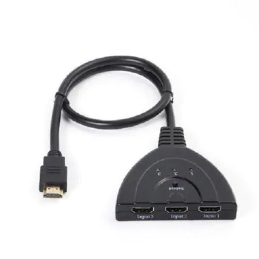 TR-HDM3 HDMI 切替器 3入力 1出力 4K セレクター スイッチャー 手動切替 簡単接続 テレビ ゲーム レコーダー パソコン プロジェクター (C) |  | 01