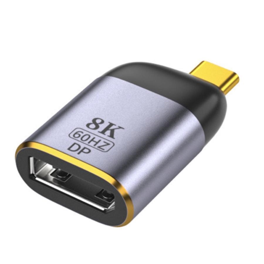 TR-DP001-SV USB Type-C DisplayPort 映像変換アダプタ USB-C ディスプレイポート 8K アダプタ高解像度 (C) | 