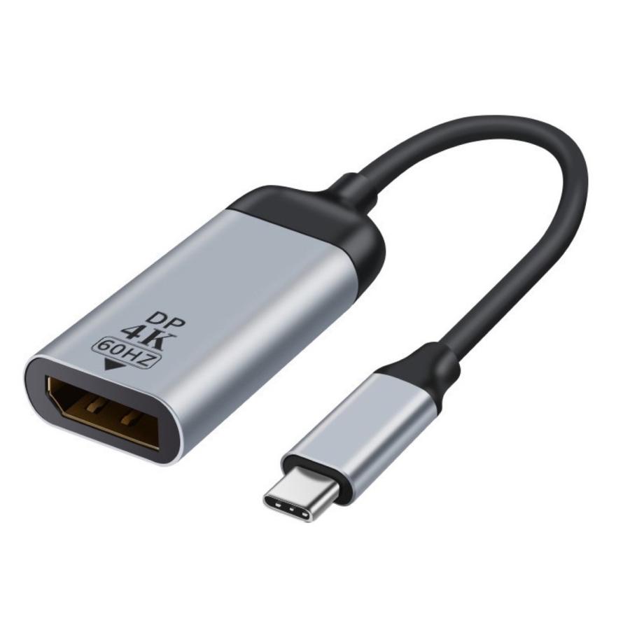 TR-DP002-SV USB Type-C DisplayPort 映像変換アダプタ USB-C タイプC 4K アダプタ 高解像度 (C) | 