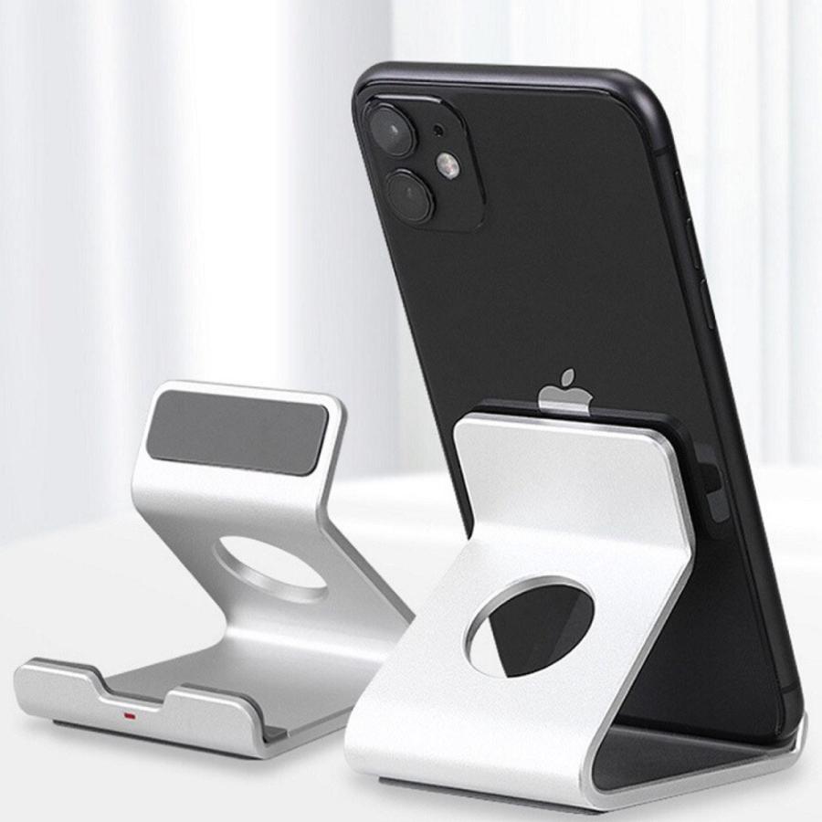 TR-CST002-SV スマホ・タブレットスタンド アルミ合金製 縦置き 横置き 軽量 卓上 (06) |  | 02