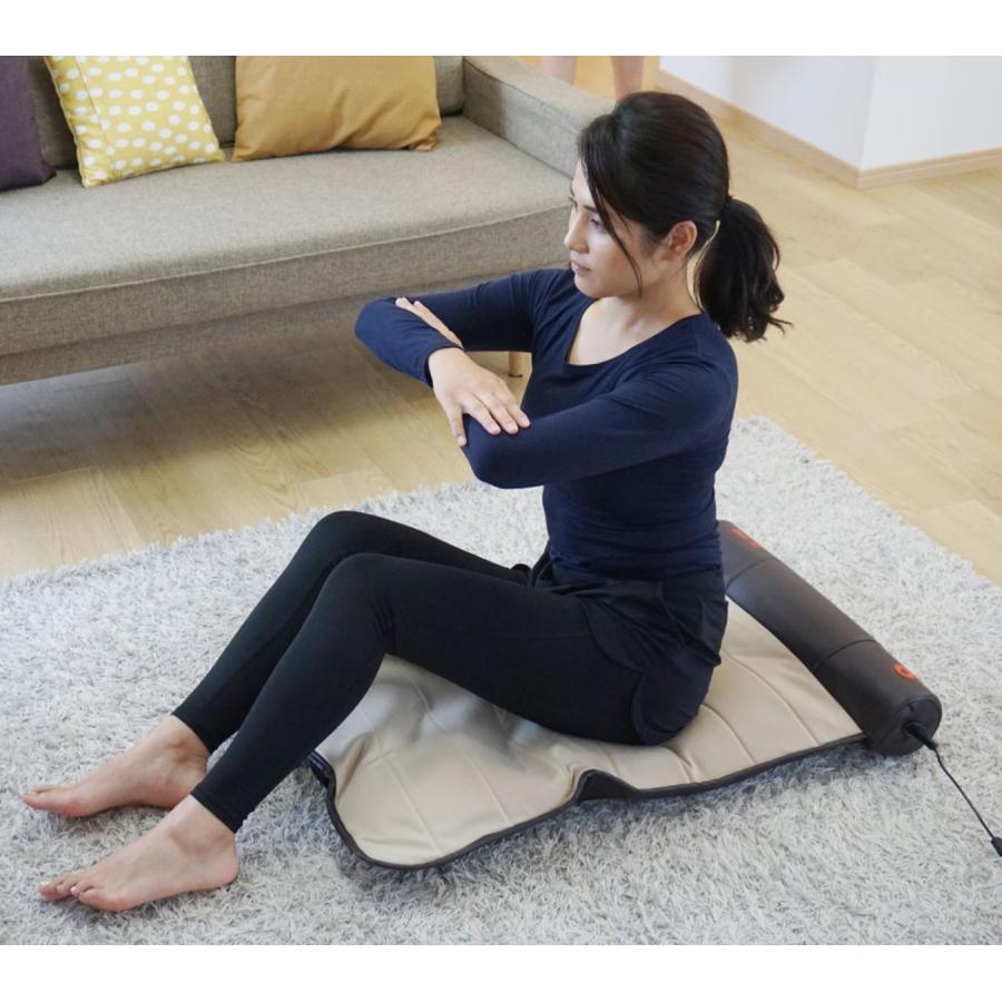 LIFEFIT Fit005 エアー4 3コース エアーバッグ ストレッチ マット 柔軟 美姿勢 骨盤 腰 サポート 折りたたみ コンパクト 省スペース 寝るだけ 簡単  エクササイ |  | 02