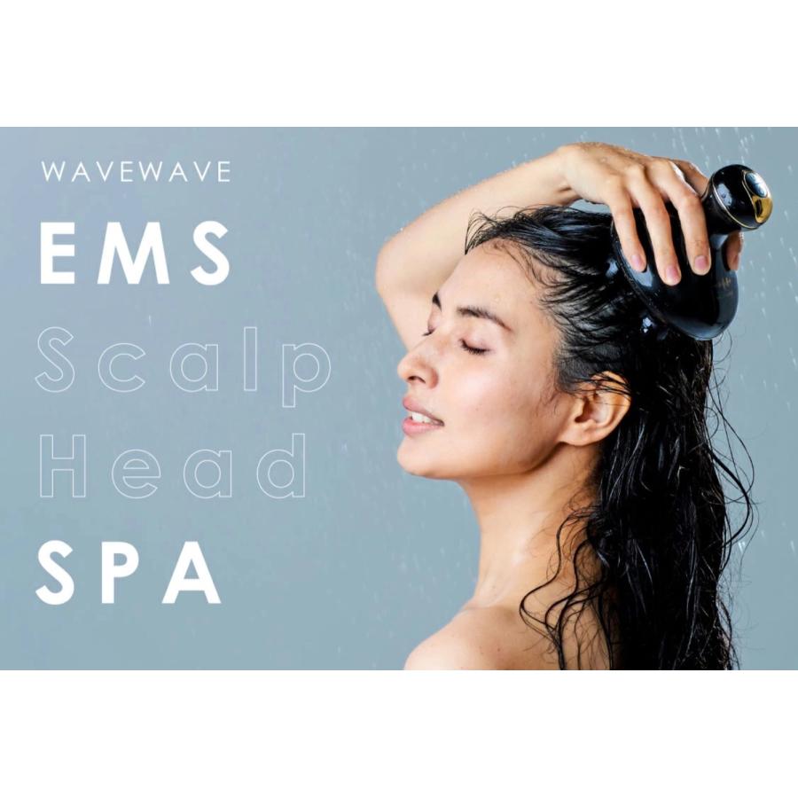 WAVEWAVE EMS スカルプ ヘッドスパ もみほぐし お風呂 防水 自宅 ヘッドスパブラシ 星岡商事 (06) | WAVEWAVE | 01