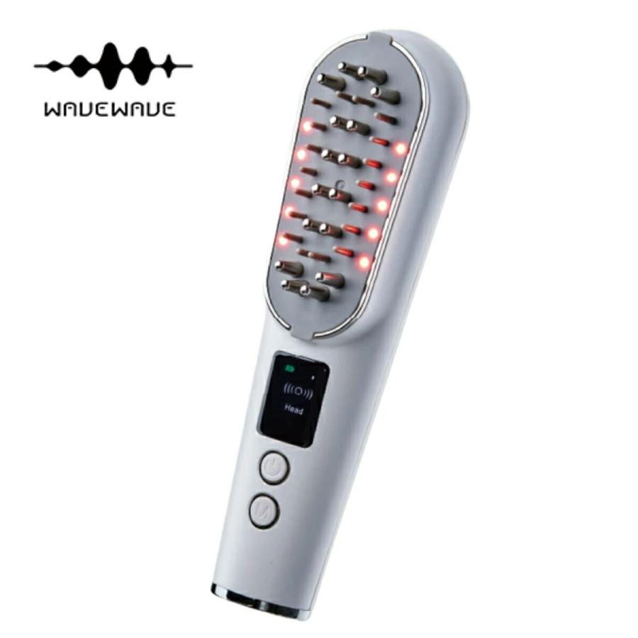 WAVEWAVE Scalp Brush Premium EMS 電気ブラシ オイルタンク付 頭皮 頭筋 ブラシ 星岡商事 (06) | WAVEWAVE