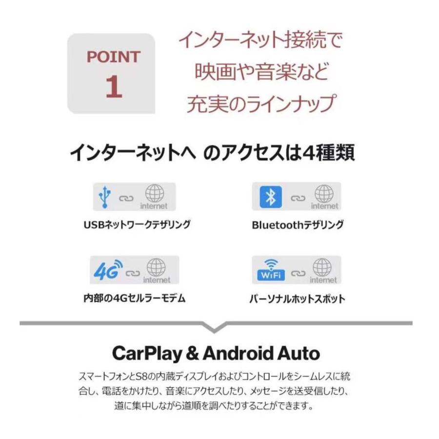 ATOTO カーナビ S8G2119UP 10型 QLED ディスプレイ タッチパネル 6G+128G 2.4G/5G Wi-Fi 星岡商事 (M) |  | 01