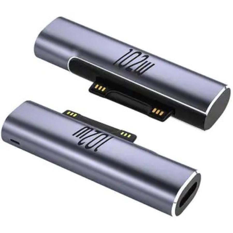 TR-SC002-GR USB Type-C Sarface Connector 変換アダプタ PD対応 充電用 USB-C タイプC サーフェス (C) | 