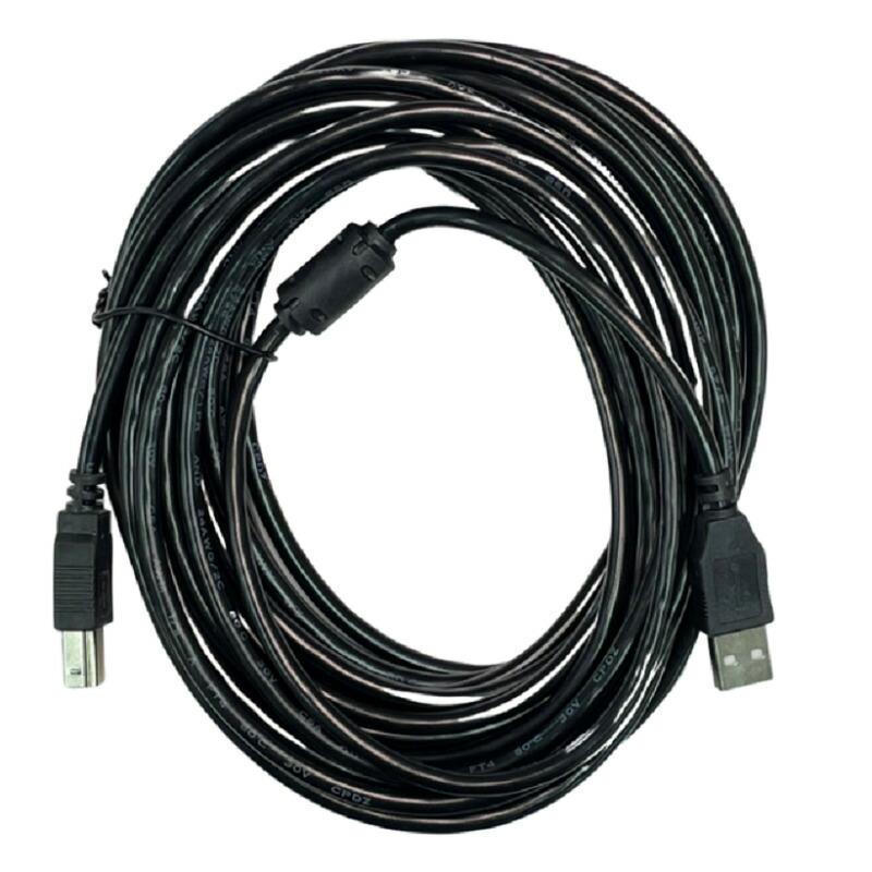 TR-UC001-10 USB2.0 ケーブル Type-A Type-B プラチナ層シールド加工 10m 480Mbps 延長ケーブル ブラック (3C) | 