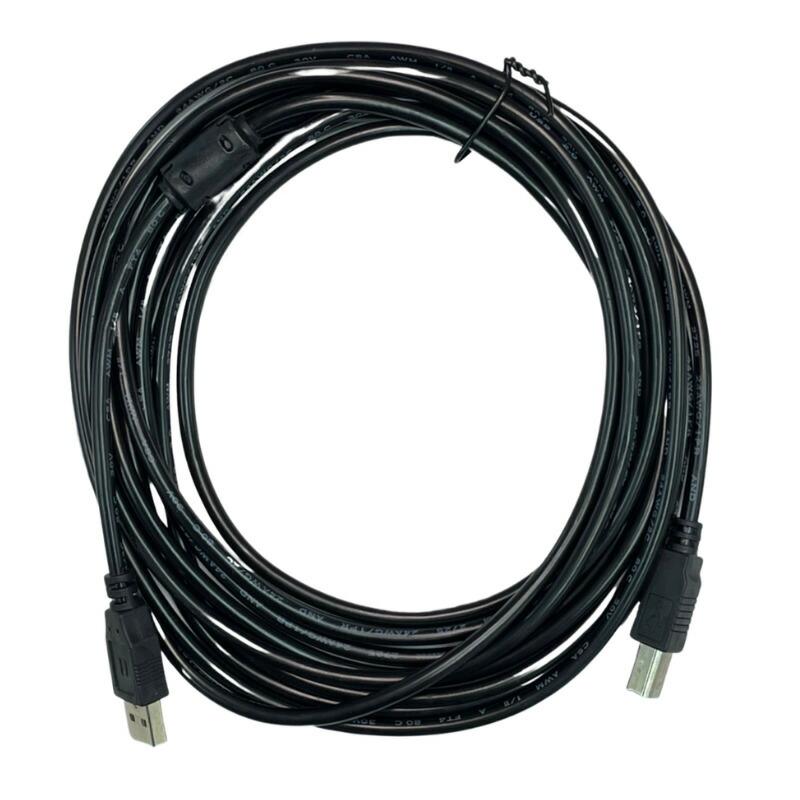 TR-UC001-5 USB2.0 ケーブル Type-A Type-B プラチナ層シールド加工 5m 480Mbps 延長ケーブル ブラック (C) | 