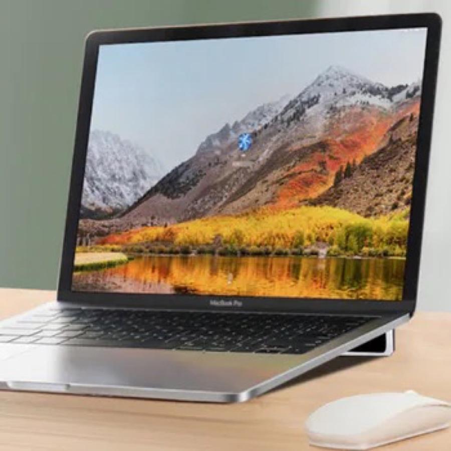 TR-STH002-SV ノートPCスタンド 貼り付けタイプ 角度調整 ノートパソコン スタンド 粘着シール シルバー (C) |  | 02