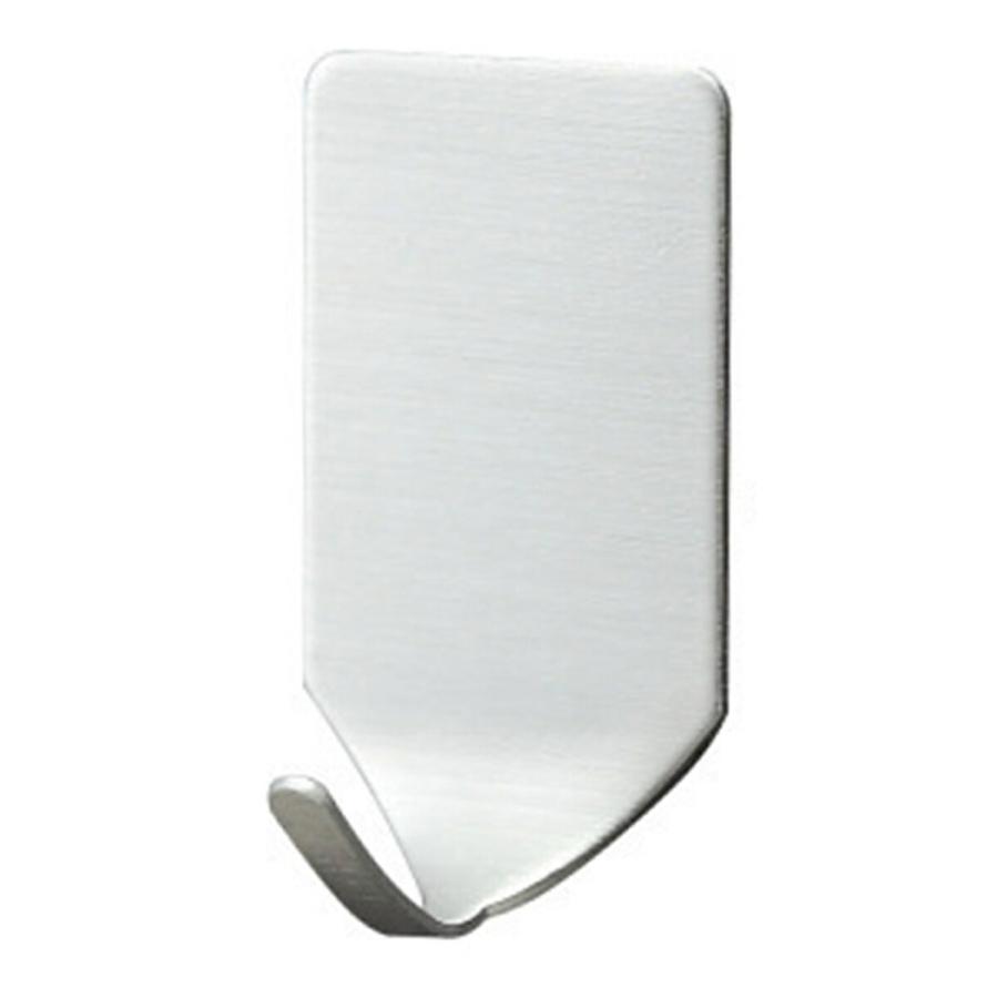 TR-KF003-A ステンレスフック ベース型 両面テープ 耐荷重5kg 吊り下げ 壁掛け 穴あけ不要 シルバー (C) | 