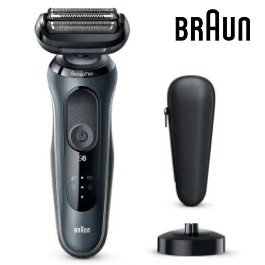 BRAUN 60-N4000cs シリーズ6 充電式 シェーバー 肌にやさしい 深剃りブラック Series6 ブラウン (06) | BRAUN