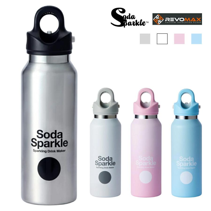 Soda Sparkle × REVOMAX2 SLIM 保温 保冷 355ml ソーダスパークル REVOMAX レボマックス (N) | SodaSparkle