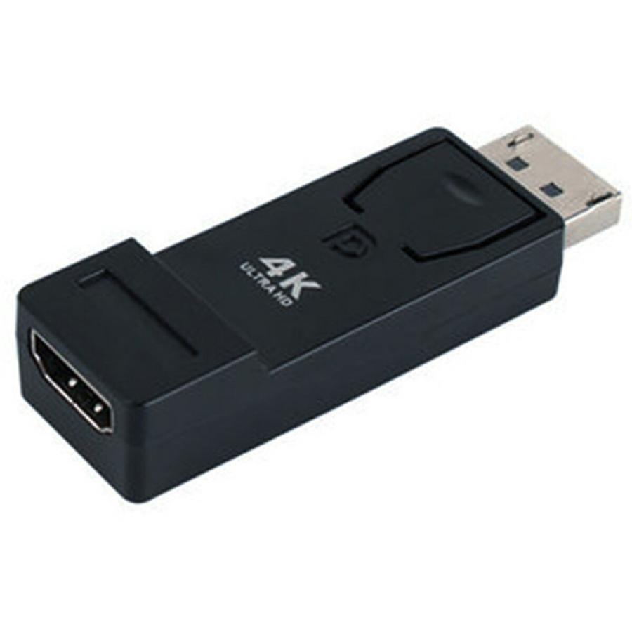 TR-HDA005-BK DisplayPort to HDMI 変換アダプタ 4K パソコン PC プロジェクター モニター ブラック (C) | 