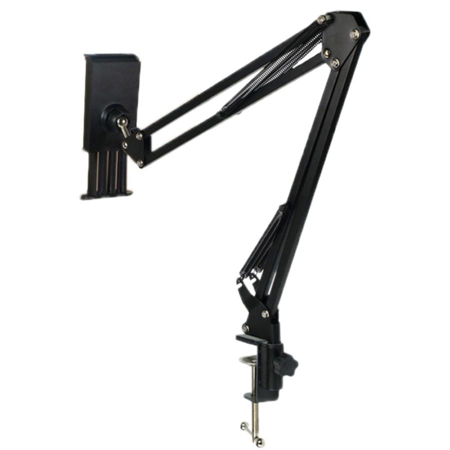 TR-CST007-BK スマホ / タブレット フレキシブルアームスタンド クランプ式 4.0〜12.9インチ対応 ブラック (10) | 