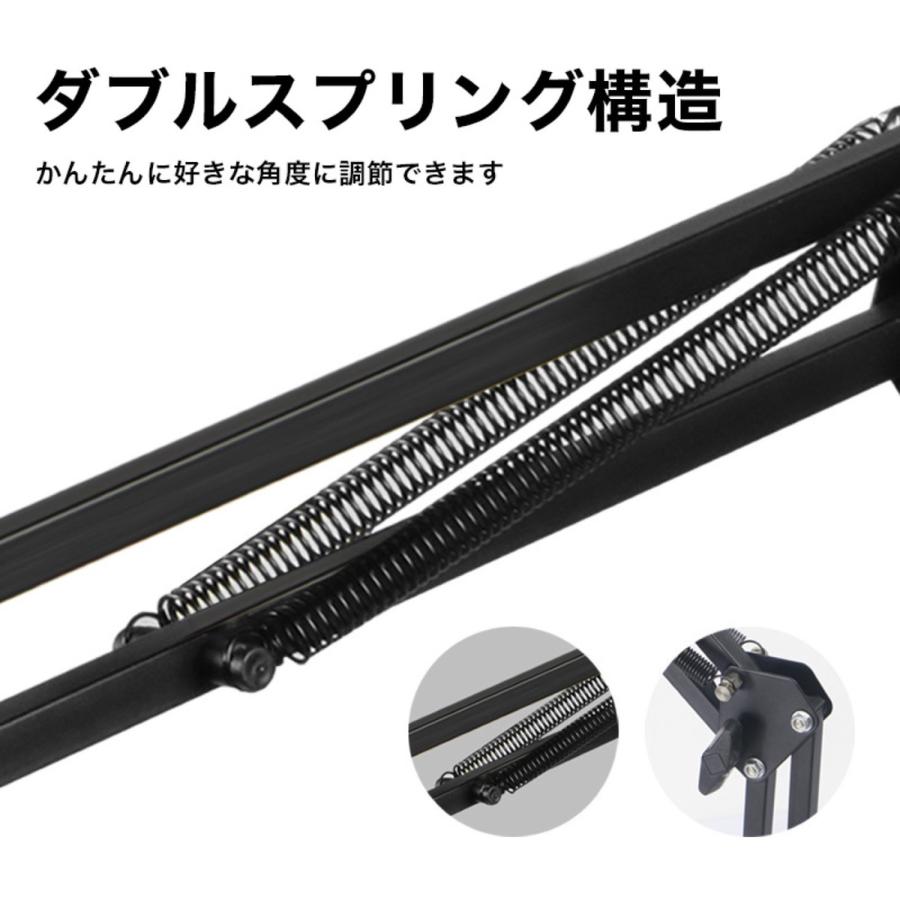 TR-CST007-BK スマホ / タブレット フレキシブルアームスタンド クランプ式 4.0〜12.9インチ対応 ブラック (10) |  | 02