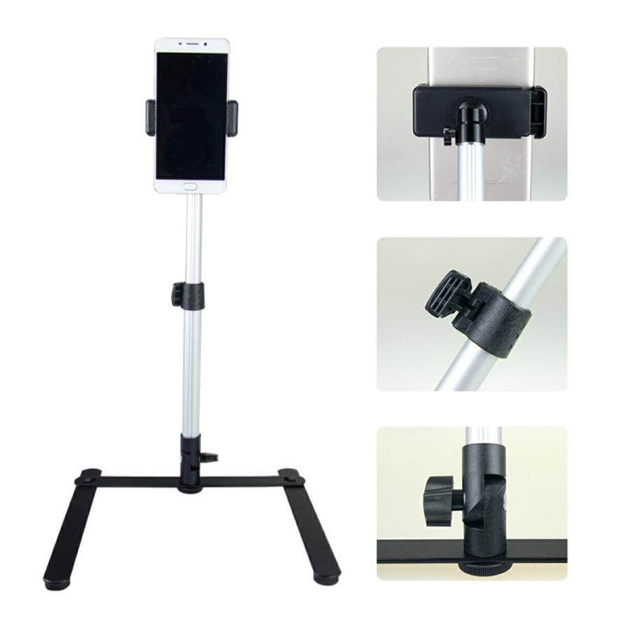 TR-CST009-BK 垂直撮影用 スマホスタンド 折りたたみ式 65〜90mmスマホ対応 高さ 角度 調整可能 ブラック (06) |  | 02