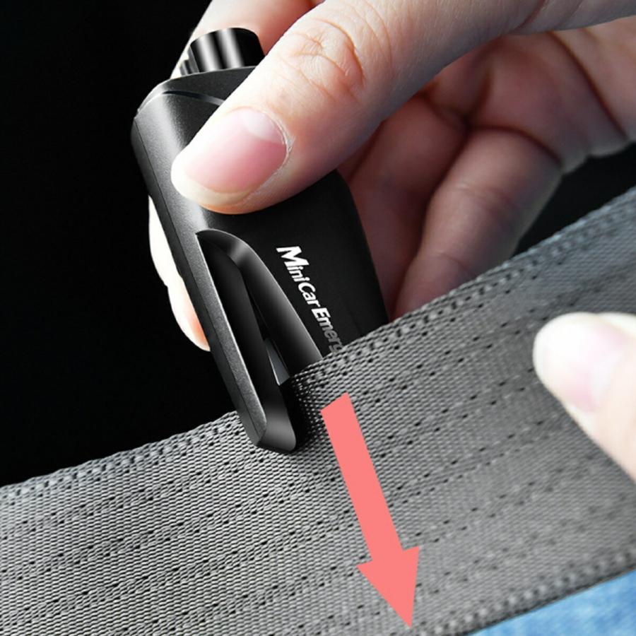 TR-RH001-BK 緊急脱出用 レスキューハンマー シートベルトカッター 搭載 水中使用可能 防災 緊急ツール 車 (C) |  | 02