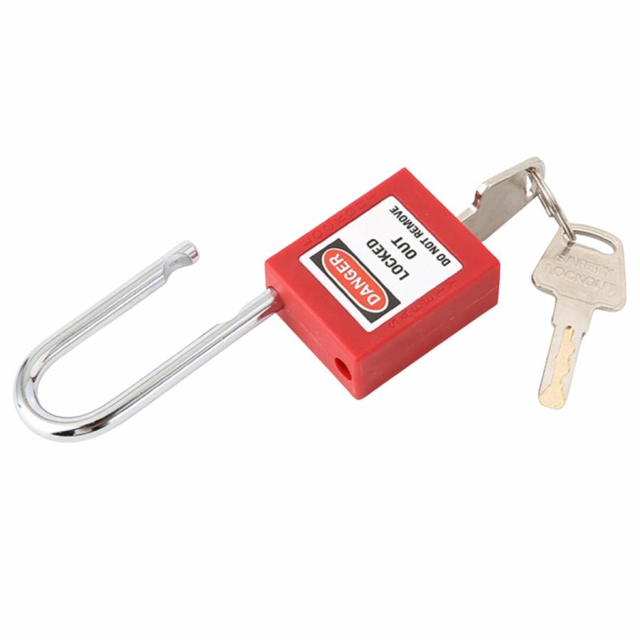 TR-LOK001 ロックアウトキー DANGER 危険 38mm レッド イエロー 南京錠 盗難防止 防犯 セキュリティ 赤 黄 (C) |  | 01