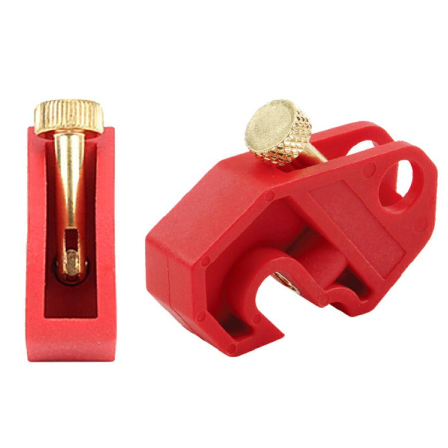 TR-LOK004-RD ブレーカー用 ロックアウト 工具不要 レッド 事故防止 誤操作防止 ブレーカー スイッチ ロック 固定 (C) |  | 01