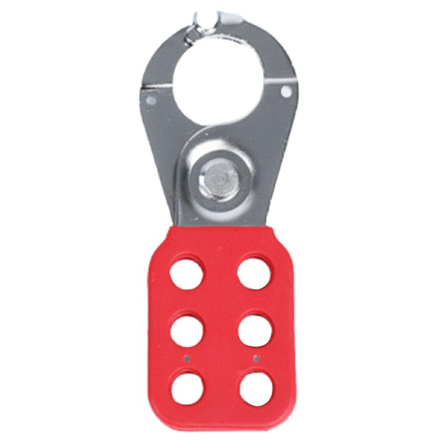 TR-LOK003 ロックアウト 掛金 取り付け可能数6 内径25mm 38mm レッド ロックアウトキー用 掛け金 赤 (C) | 