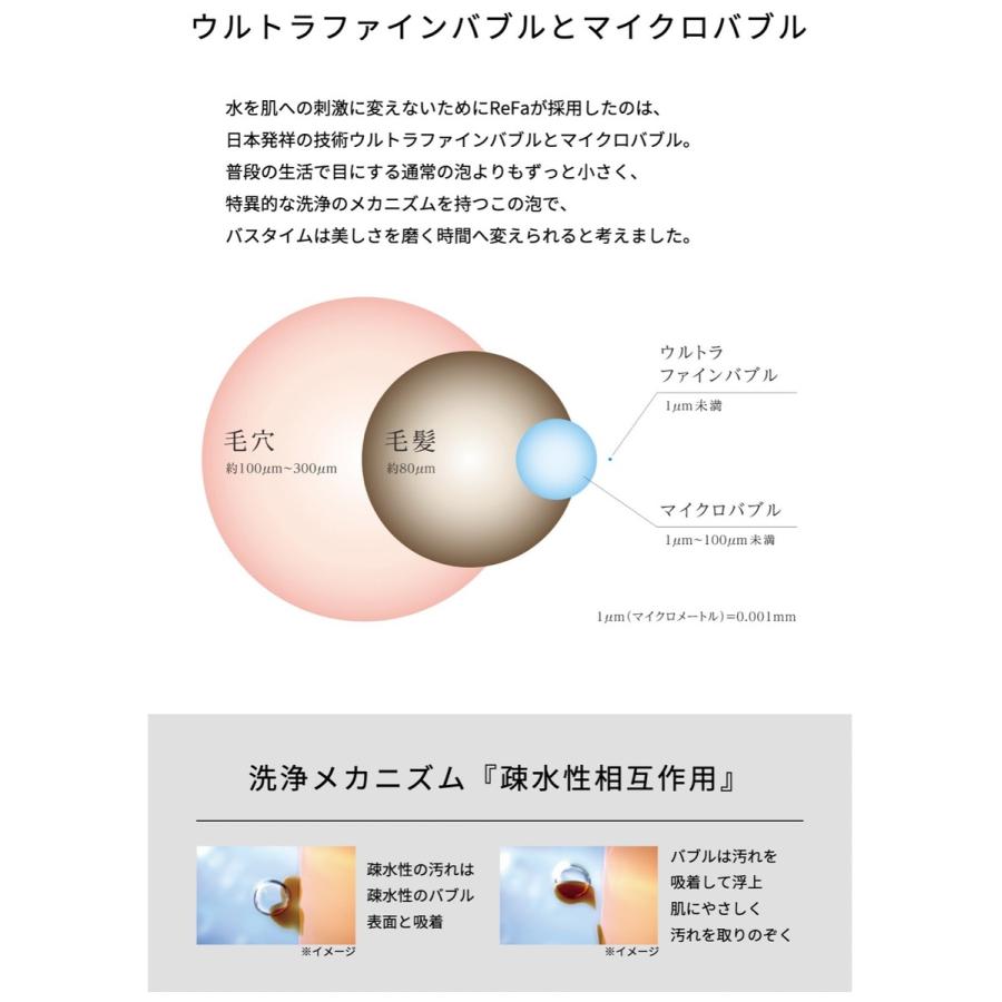 MTG RS-AK00A Refa FINE BUBBLE ONE シャワーヘッド マイクロバブル リファ ファインバブルワン (06) |  | 02