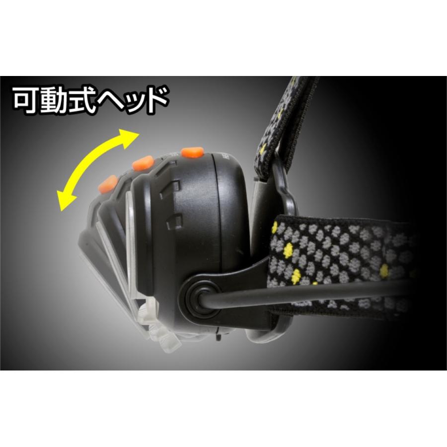 GENTOS KDHL-2109 ヘッドライト 360lm フォーカスコントロール HEADWARS LED 乾電池式 防水 ジェントス (06) | HEAD WARSシリーズ | 01