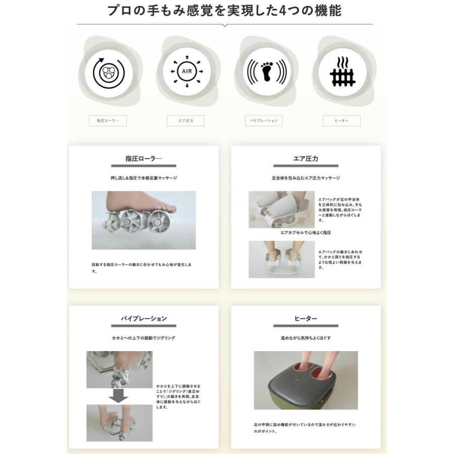 restool スツール フットマッサージャー 1台3役 マッサージ スツール オットマン 指圧ローラー エア圧力 ヒーター機能 レスツール (M) |  | 02
