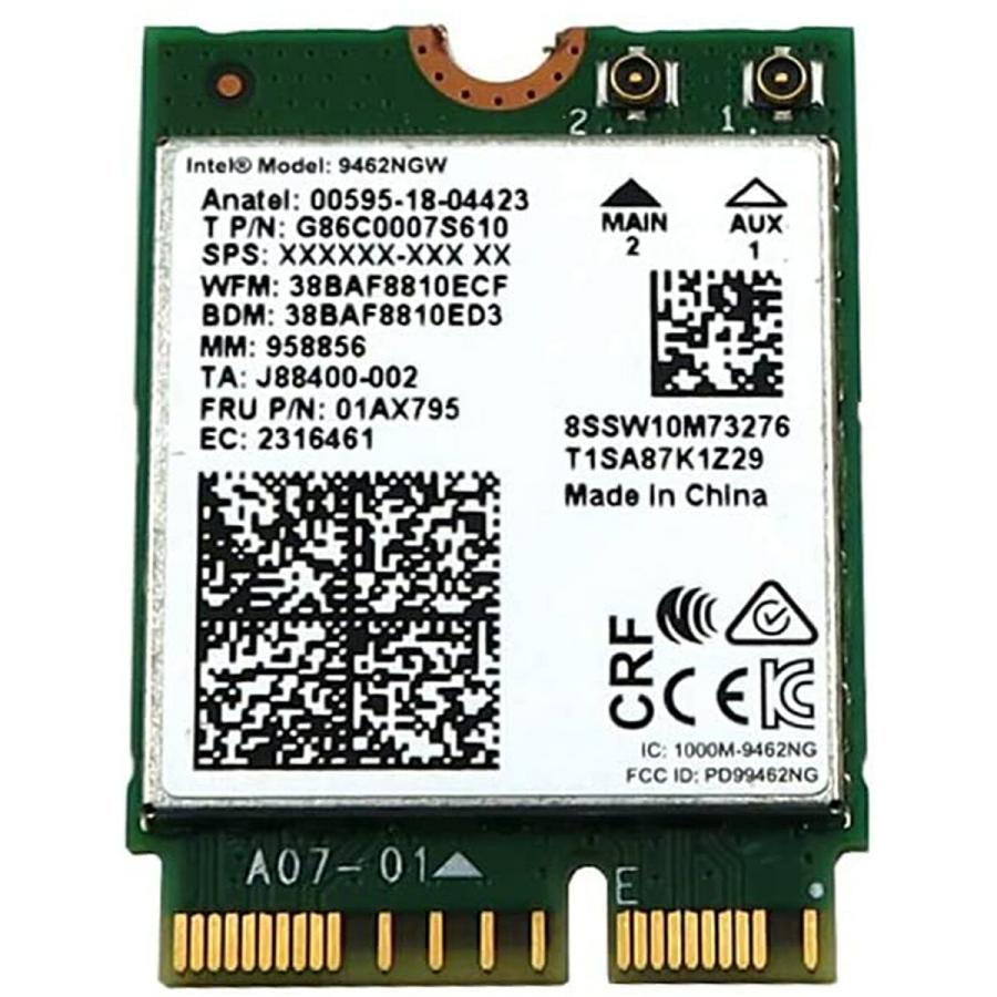 Intel 9462NGW デュアルバンド ワイヤレスAC 9462 CNVio Bluetooth 5.1 SW10M73276 8SSW10M73276 (F) | 